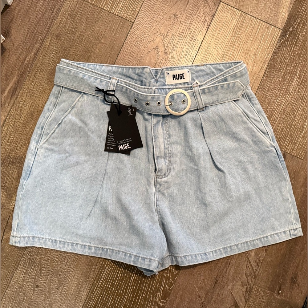 PAIGE Ruthie Pleated Short Perris Women's Shorts